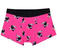 HAPPY SOCKS Men's Pink Toucan Cotton Soft Breathable Trunk NWT