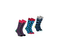 Happy Socks Men's Set of 3 Striped Dress Socks in Assorted Colors for Ultimate Style | Size: 6-11 Happy Socks Multicolor 6-11