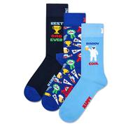 Happy Socks Men's Socks, 3 Pack - Father's Day, Gift Box, Mixed Fa...
