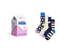Happy Socks Milk Carton Gift Set Crew Socks 4 Pairs EU 36-40