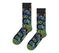 Happy Socks Mountain Bike Sock, Black, 41-46