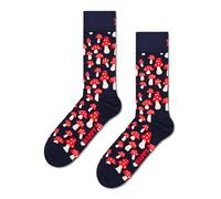 Happy Socks Mushroom Sock for Men and Women, Navy, Size 36-40