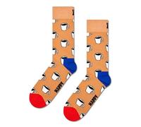 Happy Socks My Cup Of Tea Sock for Men and Women, Beige, Size 41-46