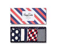 Happy Socks Pack of 4 Classic Navy Socks Gift Set Navy