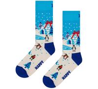 Happy Socks Penguins & Igloos Socks, Blue - Eur 41-46