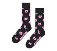 Happy Socks Pig Sock, Black, 36-40