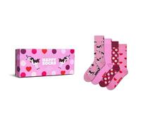Happy Socks Pink Gift Set Crew Socks 4 Pairs