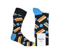 Happy Socks Rainbow Bacon Socks, Black/multi - Small/Medium