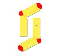 Happy Socks Ribbed Embroidery 3d Glasses Long Socks