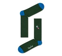Happy Socks Ribbed Embroidery Ufo Long Socks