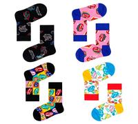 Happy Socks Rolling Stones Blanco Socks 4 Pairs