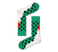 Happy Socks Santa 'S BEARD SOCK (DE/NL/SE/PL, Numeric, 36, 40, Regular, Multi-Colour), multicoloured, 36-40