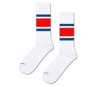 Happy Socks Simple Stripe Sneaker Crew Socks
