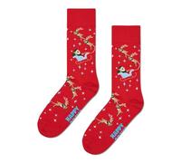 Happy Socks Sleigh Sock, Red, 41-46