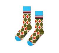 Happy Socks Squirrel Argyle Socks, Green, 41
