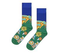 Happy Socks The Beatles Here Comes The Sun Sock, Green, 41-46