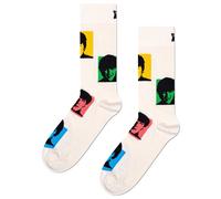The Beatles Happy Socks Silhouettes Womens Soft Crew Cotton Sock UK4-7 Unisex
