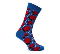 Happy Socks Unisex Comic Relief Socks Blue 7-12