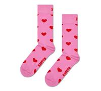 Happy Socks Unisex Heart, Pink, 42-46 UK