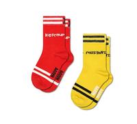 Happy Socks Unisex Kids 2-pack Ketchup, Red, 2-3 Years UK