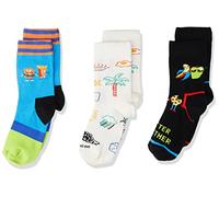Happy Socks Unisex Kid's Better Together Socks Gift Set, Pattern, 2-3Y