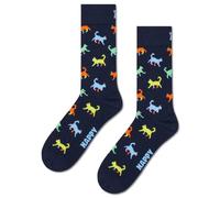 Happy Socks Unisex Kitten Love Sock, Blue, 7.5/11 UK