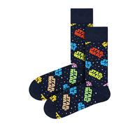 Happy Socks Unisex - Novelty Star Wars - - Multicolour Cotton - Size UK 4-7