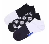 Happy Socks Unisex Sneaker Socks, 3-Pack - Low Socks, Pattern, Color Mix