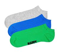 Happy Socks Unisex Sneaker Socks, 3 Pack - Solid Low, Cotton Blend...