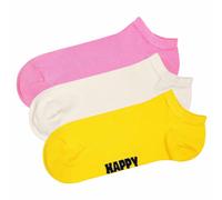 Happy Socks Unisex Sneaker Socks, 3 Pack - Solid Low, Cotton Blend...