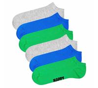 Happy Socks Unisex Sneaker Socks, 6 Pack - Solid Low Socks, Cotton Blend...