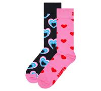 Happy Socks Unisex Socks, 2 Pack - Love Gift Box, Color Mix Valentine's 3...