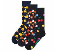 Happy Socks Unisex Socks, 3-Pack - Classic, Pattern, Cotton Blend