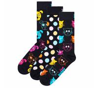Happy Socks Unisex Socks, 3-Pack - Classic, Pattern, Cotton Blend