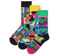 Happy Socks Unisex Socks, 3-Pack - Marvel Avengers, Patterned Socks, Cotton...