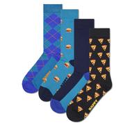 Happy Socks Unisex Socks, 4-Pack - Everyday Crew, Gift Box, Cotton-Mi...