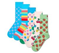 Happy Socks Unisex Socks, 5-Pack - Patterned Socks, Ankle Socks, Cotton