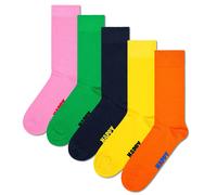 Happy Socks Unisex Socks, 5er Pack - Everyday Crew 5-Pack, Motivsocken, Tree