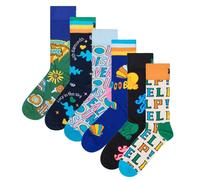Happy Socks Unisex Socks, 6-Pack - The Beatles Gift Set, Gift Box, Color...
