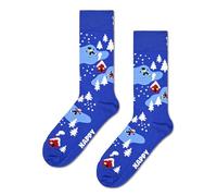 Happy Socks Unisex Winter Night, Blue, 42-46 UK