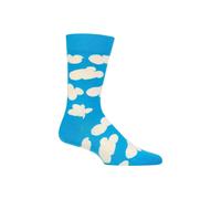 Happy Socks, Crew Socks, Nature Novelty Socks for Men and Women, Cloudy Sock, Size 36-40