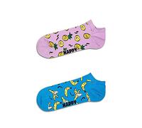 Happy Socks Womens 2 Pack Fruit Low Socks 36-40