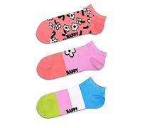 Happy Socks Womens 3 Pack Flower Low Socks 36-40