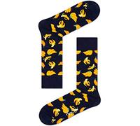 Happy Socks Women's Banana Sock, Navy, 3-7 (Size:36-40), BAN01-6500