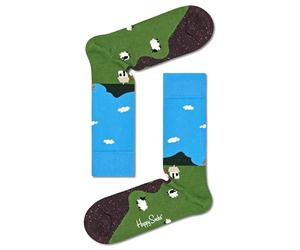 Happy Socks Women's Happy Little House on the Moorland Socks, Multi, 4 7 UK