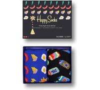 HAPPY SOCKS | Womens Ladies Friday Night 2 Pairs Box Set | Size UK 4-7 EU 36-40