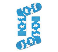 Happy Socks Womens Light Blue Cloudy Socks 36-40