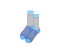 Happy Socks Women's Light Colourful Thin Glittery Socks & Women in Mid Blue | Size: 4-7 Happy Socks Mid Blue 4-7