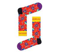 Happy Socks Women's Queen Radio Ga Sock, Multi, 4-7