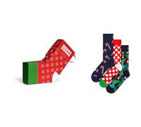 Happy Socks X-mas Stockings Gift Set Half Socks 3 Pairs EU 36-40